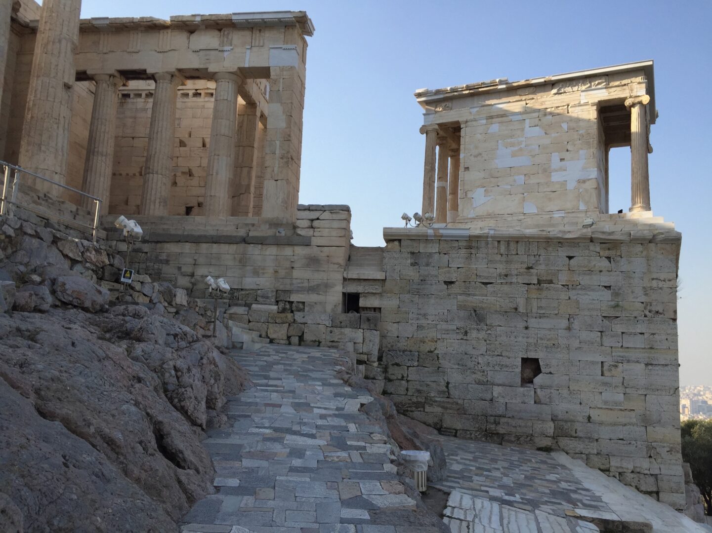The acropolis in athens, greece.
