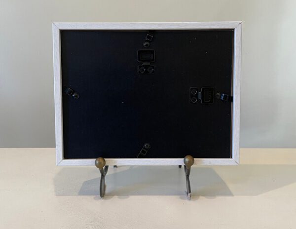 Back of Shadow Box White Frame
