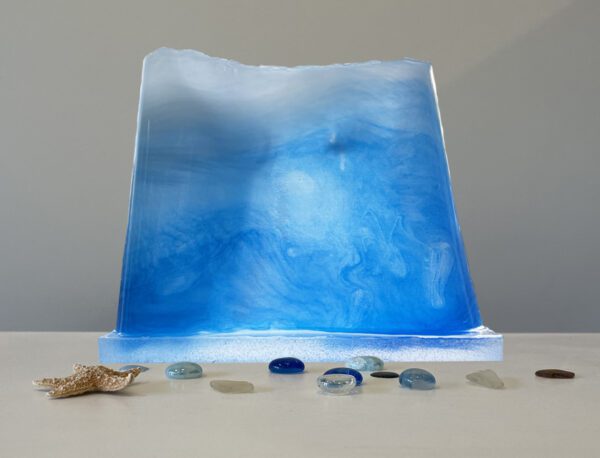 Wave Dome 8 x 6 x 2 Inches Free Standing Base
