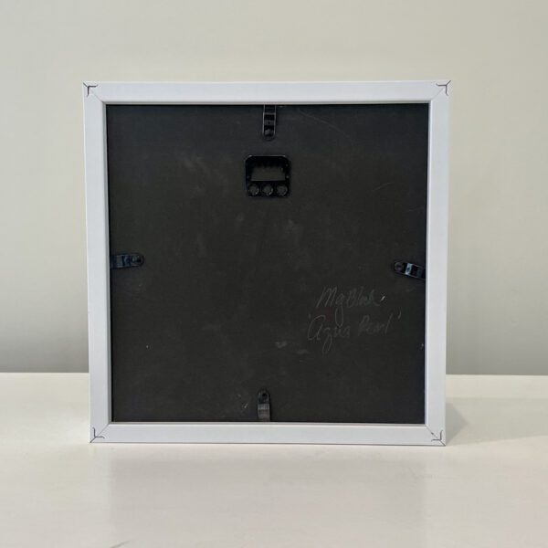 Biscayne Bay, 9 x 9 x 1 inches, white shadow box frame. - Image 3